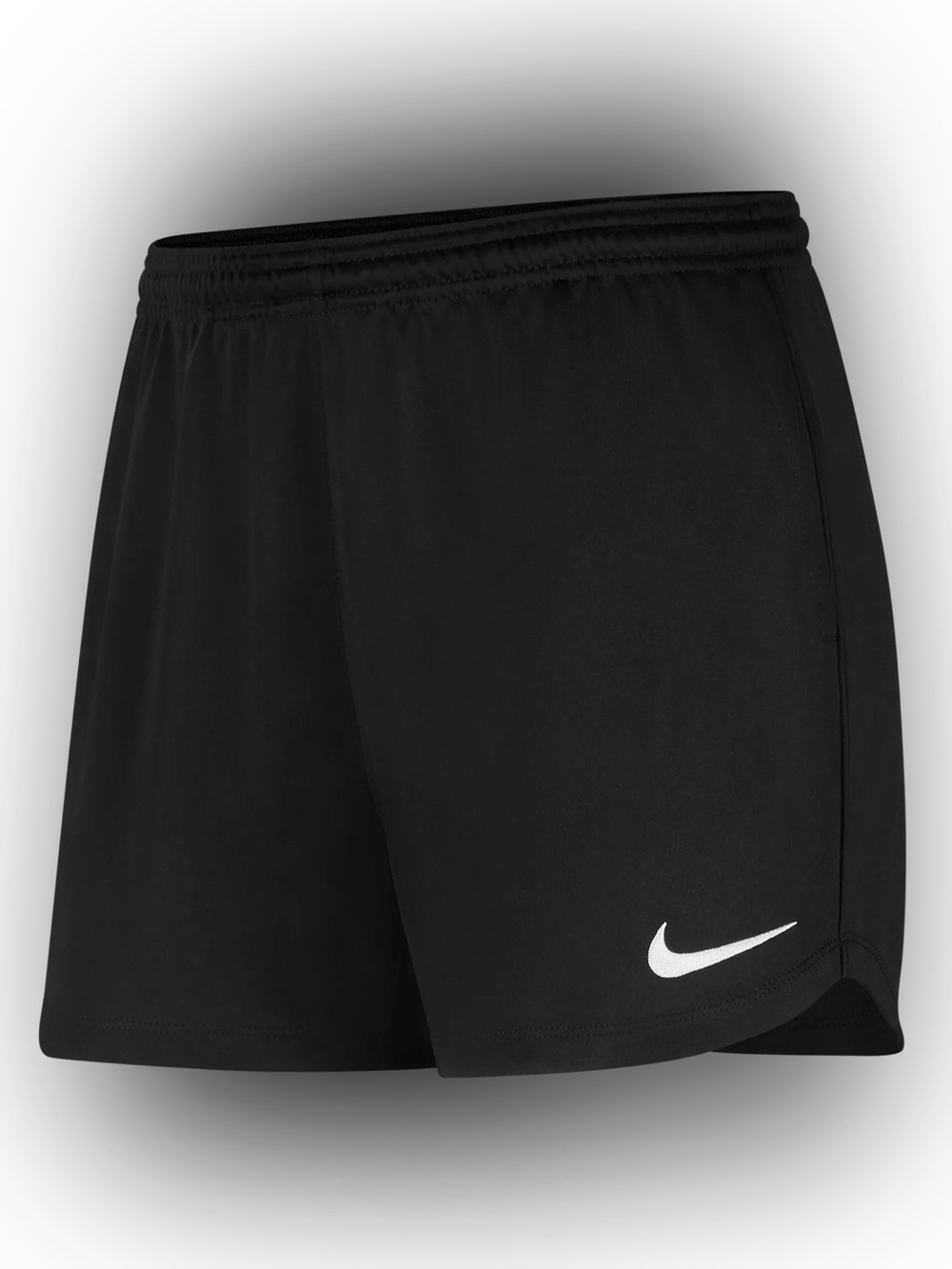 Nike Black Athletic Shorts with White Swoosh